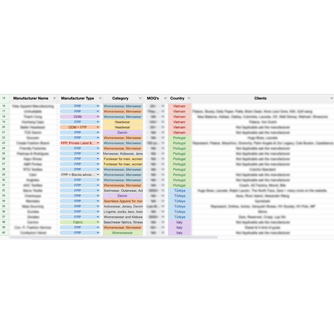 THE MANUFACTURER DIRECTORY